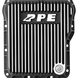 PPE Diesel 128051010 Brushed Deep Tranmission Pan 2001-2011 GM 6.6L Duramax