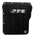 PPE Diesel 128052020 Black Low Profile Aluminum Transmission Pan 2001-2010 GM 6.6L Duramax