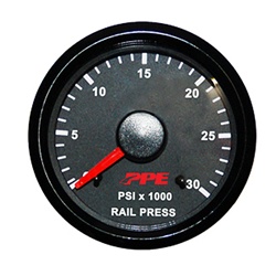PPE Diesel 5130200 Fuel Rail Pressure Gauge 2006-2009 GM 6.6L Duramax