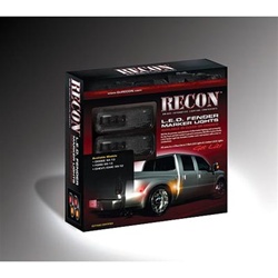 Recon 264136BK Dually Fender Light Smoked 2011-2012 Ford Superduty
