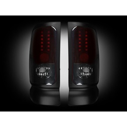 Recon 264170RBK Tail Light Red Smoked 1994-2001 Dodge Ram