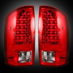 Recon 264171RD Tail Light Red 2002-2006 Dodge Ram