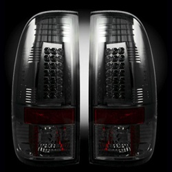 Recon 264172BK Tail Light Smoked 1997-2007 Ford Superduty, F-150