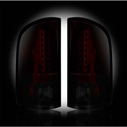 Recon 264189RBK Tail Light Red Smoked 2007-2012 GMC Sierra