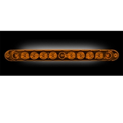 Recon 26418AM Mini Tailgate Bar Amber 15 inch