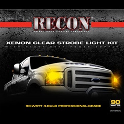Recon 26419AM Strobe Light Kit Amber 90-Watt