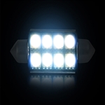 Recon 264222WH Dome Map Light Bulb 578/364 Festoon Style Resisted Ultra-High Power 3-Watt S.M.D. Style