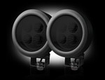 Recon 264501BK Driving Light Kit LED Round w Black Chrome Internal Housing