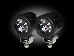 Recon 264505CL Driving/Reverse Light Kit 10-Watt 3000 Lumen LED w Chrome Internal Housing