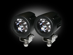 Recon 264505CL Driving/Reverse Light Kit 10-Watt 3000 Lumen LED w Chrome Internal Housing