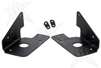 Rigid Industries 40337 D-Series Fog Light Mount Kit for 2007.5-2010 Dodge 6.7 L Cummins