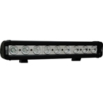 Vision X XIL-LP910A LED Light 12 inch Xmitter Low Profile Prime Black Nine 3-Watt Amber 10 Degree Narrow Beam