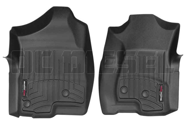 WeatherTech 440031 Black Front FloorLiner for 2001-2007 GM 6.6L Duramax LB7, LLY, LBZ