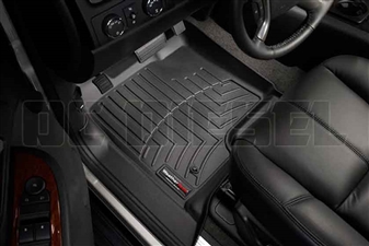 WeatherTech 440661 Black Front FloorLiner for 2007-2014 GM 6.6L Duramax LMM, LML