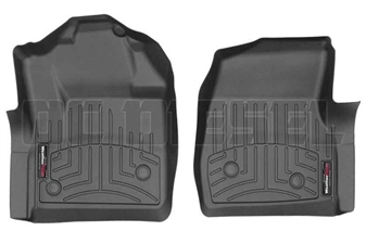 WeatherTech 4410541V Black Front FloorLiner for 2017 Ford 6.7L Powerstroke