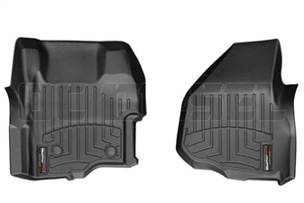 WeatherTech 444261 Black Front FloorLiner for 2011-2012 Ford 6.7L Powerstroke