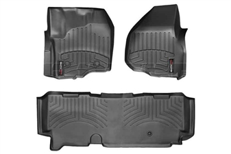 WeatherTech 444331-443053 Black FloorLiner Set for 2012-2016 Ford 6.7L Powerstroke