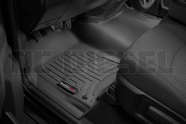 WeatherTech 444641 Black Front FloorLiner for 2012-2016 Dodge 6.7L Cummins
