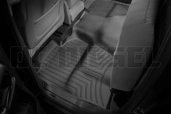 WeatherTech 445423 Black Rear FloorLiner for 2014-2017 GM 6.6L Duramax LML, LP5