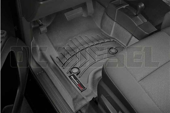 WeatherTech 447221 Black Front FloorLiner for 2014-2017 GM 6.6L Duramax LML, LP5