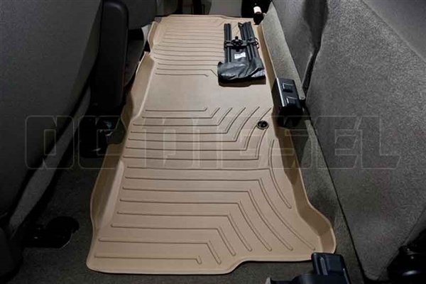 WeatherTech 450023 Tan Rear FloorLiner for 1999-2010 Ford 7.3L, 6.0L, 6.4L Powerstroke