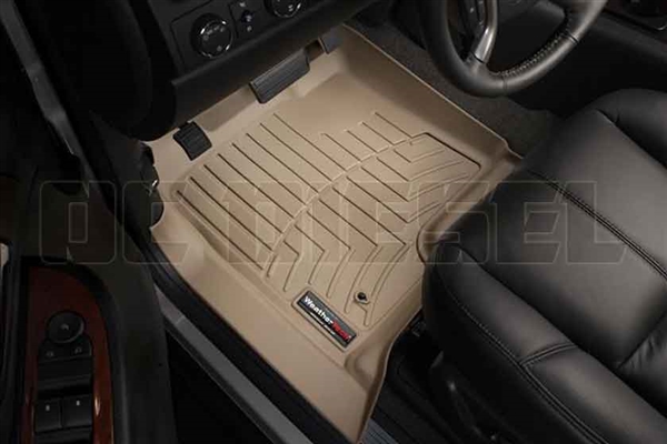 WeatherTech 450661 Tan Front FloorLiner for 2007-2014 GM 6.6L Duramax LMM, LML