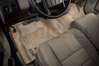 WeatherTech 452931 Tan Front FloorLiner for 2008-2010 Ford 6.4L Powerstroke