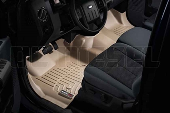 WeatherTech 453291 Tan Front FloorLiner for 2011-2012 Ford 6.7L Powerstroke