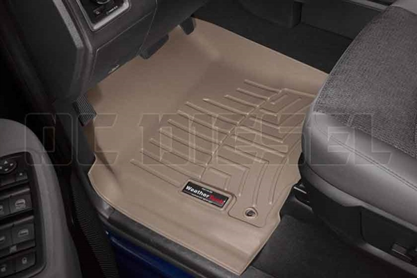 WeatherTech 454651 Tan Front FloorLiner for 2012-2016 Dodge 6.7L Cummins