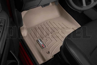 WeatherTech 454781 Tan Front FloorLiner for 2012-2017 Dodge 6.7L Cummins