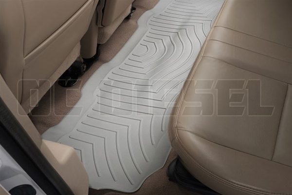 WeatherTech 460022 Grey Rear FloorLiner for 1999-2010 Ford 7.3L, 6.0L, 6.4L Powerstroke