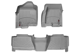 WeatherTech 460031-460625 Grey FloorLiner Set for 2004-2007 GM 6.6L Duramax LLY