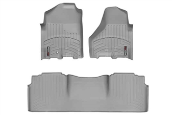 WeatherTech 462161-464772 Grey FloorLiner Set for 2010-2012 Dodge 6.7LCummins