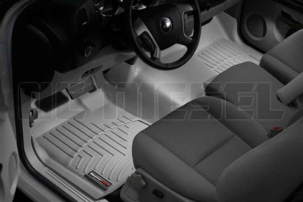 WeatherTech 462941 Grey Front FloorLiner for 2007-2014 GM 6.6L Duramax LMM, LML