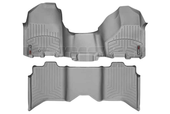 WeatherTech 463281-462163 Grey FloorLiner Set for 2010-2012 Dodge 6.7LCummins