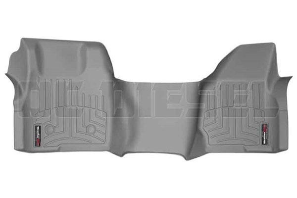 WeatherTech 464051 Grey Front FloorLiner for 2011-2012 Ford 6.7L Powerstroke