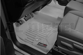 WeatherTech 465451 Grey Front FloorLiner for 2014-2017 GM 6.6L Duramax LML, LP5