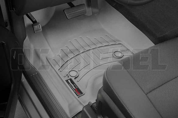 WeatherTech 466071 Grey Front FloorLiner for 2014-2017 GM 6.6L Duramax LML, LP5