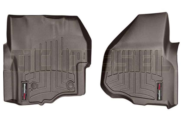 WeatherTech 475841 Cocoa Front FloorLiner for 2012-2016 Ford 6.7L Powerstroke