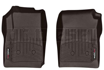 WeatherTech 477511 Cocoa Front FloorLiner for 2015-2017 GM 2.8L Duramax LWN