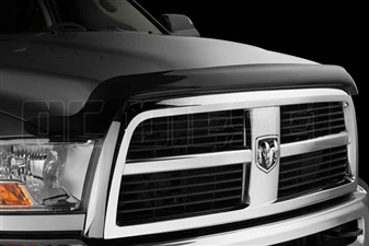 WeatherTech 50205 Dark Smoke Stone and Bug Deflectors for 2010-2017 Dodge 6.7L Cummins