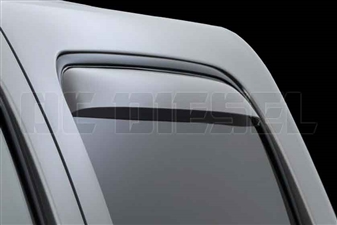 WeatherTech 73426 Rear Pair Light Side Window Deflectors for 2007-2014 GM 6.6L Duramax LMM, LML