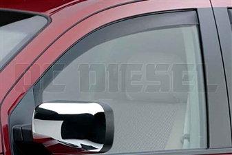 WeatherTech 80342 Front Pair Dark Side Window Deflectors for 2016-2017 Nissan 5.0L Cummins