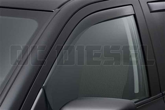 WeatherTech 80503 Front Pair Dark Side Window Deflectors for 2010-2017 Dodge 6.7L Cummins