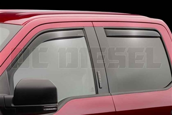 WeatherTech 82765 Dark Side Window Deflectors Set for 2017 Ford 6.7L Powerstroke