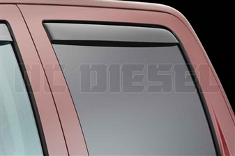 WeatherTech 83740 Dark Side Window Deflectors Set for 2014-2017 GM 6.6L Duramax LML, LP5