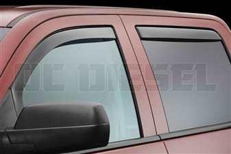 WeatherTech 84740 Dark Side Window Deflectors Set for 2014-2017 GM 6.6L Duramax LML, LP5