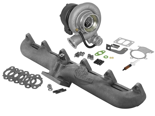 aFe Power 46-60060-MB BladeRunner Street Series Turbocharger with Exhaust Manifold for 1998.5-2002 Dodge 5.9L Cummins