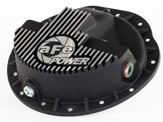 aFe Power 46-70042 Pro Series Front Differential Cover Machined Fins for 2003-2012 Dodge 5.9L, 6.7L Cummins