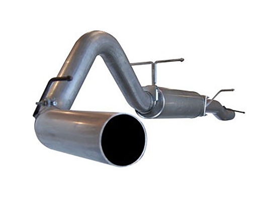 aFe Power 49-13003 Large Bore-HD 4" 409 Stainless Steel Cat-Back Exhaust System for 2003-2007 Ford 6.0L Powerstroke